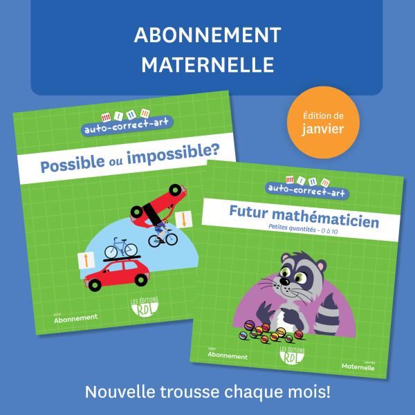 Abonnement Auto-Correct-Art - Maternelle