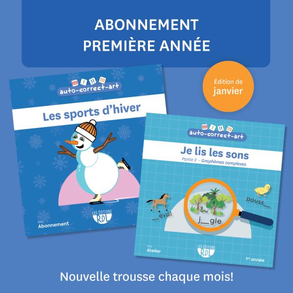 Abonnement Auto-Correct-Art - Première année