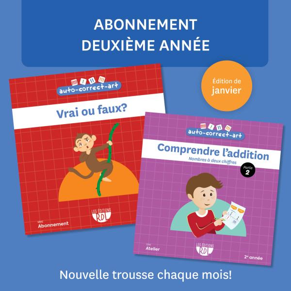 Abonnement Auto-Correct-Art - 2e année