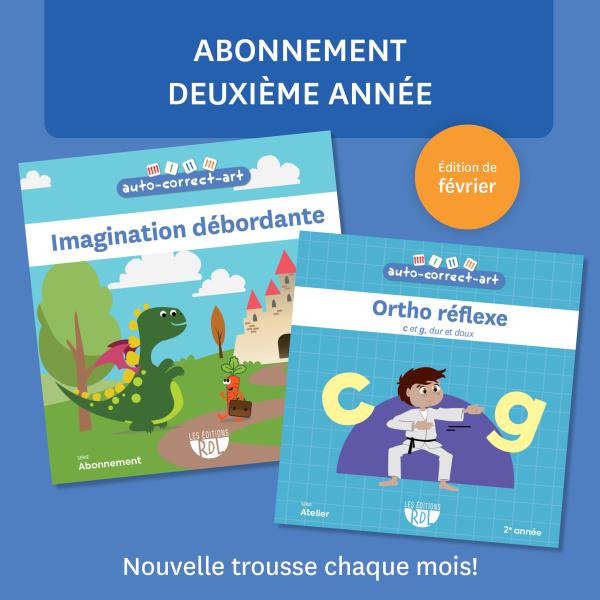 Abonnement Auto-Correct-Art - 2e année