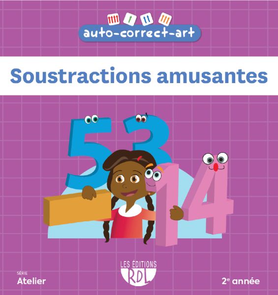 Auto-Correct-Art - Fiches - Soustractions amusantes